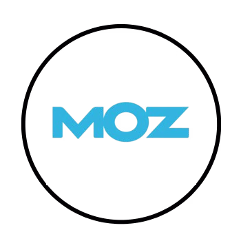 Moz Pro SEO tool interface displaying keyword research and SEO performance metrics dashboard