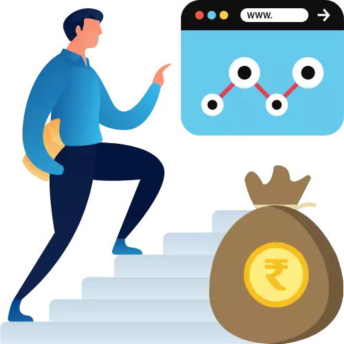 Digital marketing ROI analysis showing campaign profits and budget optimization with smart tools