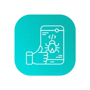 App testing and qa process to fix bugs and ensure smooth performance, speed, and security