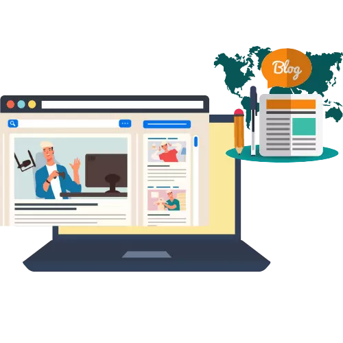 Besttech blog website development for creating engaging and easy-to-manage blogs with regular content updates