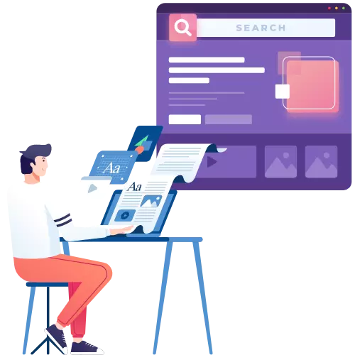 Illustration showing strategies to boost your website with keyword rankings for better seo