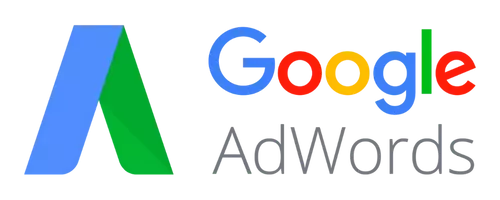 Google adwords logo showing the official branding of google advertising platform