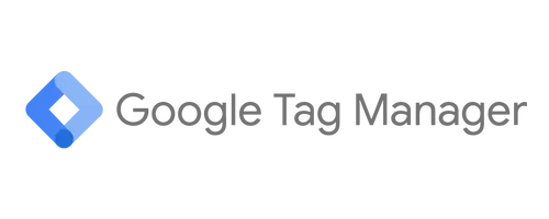 Google tag manager logo shown clearly representing the official tool used for managing website tags and tracking