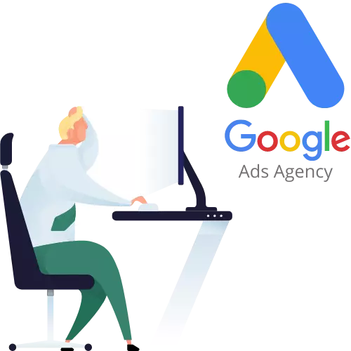 illustration explaining how google ads works, showing ad placement and targeting process clearly