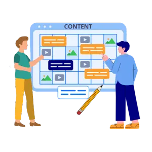 Instagram optimization services helping plan engaging content like posts, Reels, and Stories to connect with followers