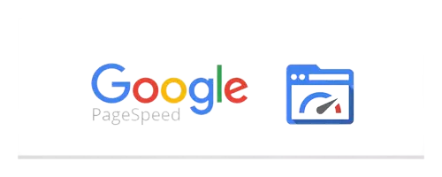 Page speed logo representing website performance and fast loading optimization