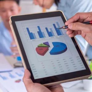 Performance monitoring dashboard tracking key metrics and strategy optimization for consistent business growth
