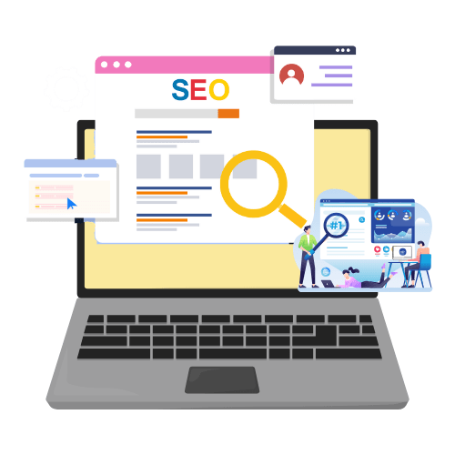 Seo optimized website built to rank higher on search engines with fast, user-friendly and easy-to-find online experience