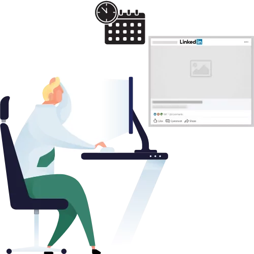 LinkedIn profile management showing time efficiency by organizing skills and experience for faster networking & connections