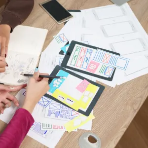 ui ux designers creating user friendly and visually appealing app interfaces for better user experience