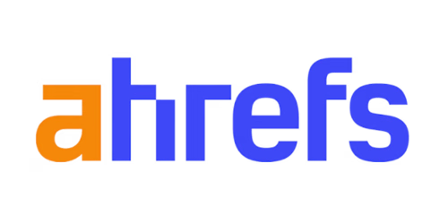 ahrefs logo representing a popular seo tool for keyword research and website analysis