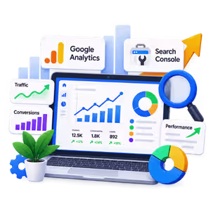 analytics and optimization expertise for tracking marketing performance and improving digital strategies