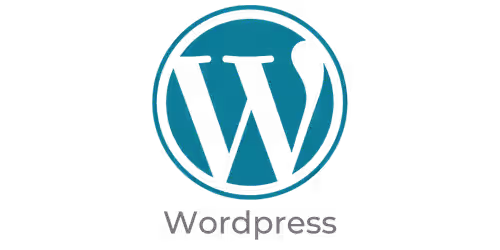 wordpress logo representing the popular content management system for website development