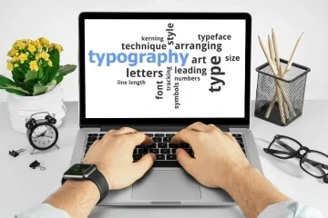 Custom typography and font design creating unique typefaces to make your brand stand out