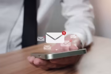 Email marketing campaign sending personalized newsletters to engage customers, nurture leads, and boost sales