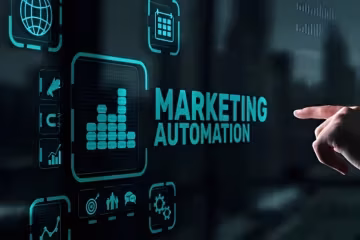 Marketing automation managing email sequences and social media posts to improve campaign efficiency and audience targeting