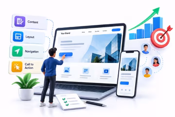 website and landing page optimization for improved user experience and conversion performance